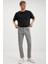 Antonıa Erkek Tappared Fit Boru Paça Kalın Dokulu Esnek Yapılı Magic Denim Kot Açık Gri Jeans 3