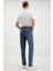 Antonıa Erkek Tappared Fit Boru Paça Kalın Dokulu Esnek Yapılı Magic Denim Kot Açık Mavi Jeans 6