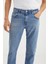 Davın Erkek Denim Kalın Dokulu Slim Fit Kalıplı Açık Mavi Jeans 4