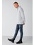 Frame Erkek Yarım Fermuarlı Dik Yakalı Yumuşacık Kumaşlı Polarlı Regular Grimelanj Sweatshirt 3