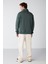 Frame Erkek Yarım Fermuarlı Dik Yakalı Yumuşacık Kumaşlı Polarlı Regular Yeşil Sweatshirt 6