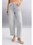 Helmı Kadın Business Regular Fit %100 Organik Pamuk Normal Bel Gri Jeans 3