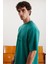 Norıs Erkek Regular Fit Pamuk Baskılı Yeşil T-shirt 3