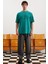Norıs Erkek Regular Fit Pamuk Baskılı Yeşil T-shirt 4