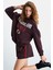 KEIRY 3 İplik Kadın Koyu Mor Sweatshirt 5