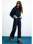 Nanna Kadın Akrilik-Polyester Yuvarlak Yaka Oversize Triko Koyu Yeşil Kazak 5
