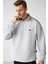 Erkek Organik Pamuk Nakış Detaylı Stoper Lastikli Fermuarlı Dik Yakalı Grimelanj Sweatshirt 3