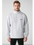 Erkek Organik Pamuk Nakış Detaylı Stoper Lastikli Fermuarlı Dik Yakalı Grimelanj Sweatshirt 4