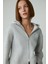 Robına Kadın Şardonlu Kapüşonlu Nakış Detaylı Grimelanj Sweatshirt 5