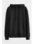 Jorge Erkek Yumuşacık Kapüşonlu Organik Pamuk Kanguru Cepli Regular Siyah Sweatshirt 6
