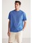 Rudy Erkek Slim Fit %100 Pamuklu Orta Kalınlıkta Mavi T-Shirt 1