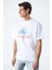 Pescherıa Erkek Regular Fit Beyaz T-Shirt 3