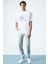 Pescherıa Erkek Regular Fit Beyaz T-Shirt 4