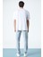 Pescherıa Erkek Regular Fit Beyaz T-Shirt 6