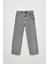 Mıkal Erkek Baggy Bol Paça Denim Gri Jeans 1