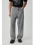 Mıkal Erkek Baggy Bol Paça Denim Gri Jeans 4