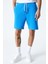 Uncertaın Erkek Comfort Fit Saks Mavi Şort & Bermuda 1
