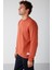 Travis Turuncu Renk Bisiklet Yaka Sweatshirt M 4
