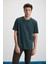 Cultıvated Erkek 3'lü Kalın Dokulu Regular %100 Organik Pamuk Vnly/kyeşil/krmt T-Shirt 3
