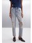 Suada Kadın Jogger Yıkamalı Yırtık Detaylı %100 Pamuk Regular Paça Uzun Boy Mavi Jeans 1