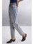 Suada Kadın Jogger Yıkamalı Yırtık Detaylı %100 Pamuk Regular Paça Uzun Boy Mavi Jeans 4