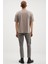 Sterlıng Erkek Oversize Fit Yagmur Damlacıklı Görüntülü Özel Dokulu Vizon T-Shirt 5