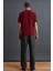 Solo Erkek Süprem %100 Organik Pamuklu Kalın Dokulu Comfort Fit Bordo T-shirt 6