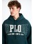 Oksaka Erkek Pamuk-Polyester Kapüşonlu Oversize Yeşil Sweatshirt 4