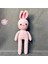 El Örgüsü Amigurumi Oyuncak Tavşan - 26 x 10 cm 1