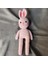 El Örgüsü Amigurumi Oyuncak Tavşan - 26 x 10 cm 5
