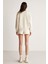 Jennıfer Kadın Organik Pamuklu Nakışlı Yuvarlak Yakalı Oversize Vanilya Sweatshirt 7