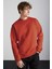Adams Erkek Içi Polarlı Yumuşacık Pamuklu Regular Fit Turuncu Sweatshirt 1