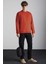 Adams Erkek Içi Polarlı Yumuşacık Pamuklu Regular Fit Turuncu Sweatshirt 2