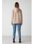 Adel Relaxed Fit Örme Kanguru Cepli Kapüşonlu Bej Sweatshirt 6
