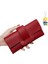 Bayan Cüzdan Düz Renk Büyük Kapasiteli Üç Katlı Clutch Moda Uzun Cüzdan (Yurt Dışından) 1