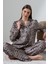 Likapashop Viskon Jakarlı Uzun Kol Pijama Takımı 1