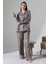 Likapashop Viskon Jakarlı Uzun Kol Pijama Takımı 3