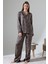 Likapashop Viskon Jakarlı Uzun Kol Pijama Takımı 4