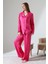Likapashop Viskon Jakarlı Uzun Kol Pijama Takımı 5