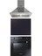 Siyah & Inox Elektrikli 3'lü Ankastre Set (HCH6MXTK-HH64CCB-3051B) 1