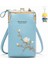 Nakış Niche Çanta Cüzdan Kadın Mini Telefon Çantası Crossbody Uzun Moda Bayan Cüzdan (Yurt Dışından) 1