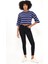 Çizgili Crop T-Shirt (B23-00151) 1
