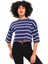 Çizgili Crop T-Shirt (B23-00151) 6