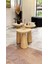 Wooden 3’lü Set Fitilli Mantar Yan Sehpa Modern 3