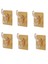 6lı Gold Kanca Askı Güçlü Yapışkanlı Mutfak Banyo Askısı 2