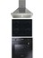 Siyah & Inox Piramit Ankastre Set (HCH6MXTK-HVW6MBB-3051B) 1
