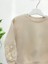 Kız Çocuk Pamuklu Iki Iplik Kolları Güpür Yuvarlak Yaka Sweatshirt 3