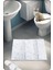 Pamuk Tafting Su Emici Banyo Paspası, Banyo Halısı Makarna 60 x 50 cm 1