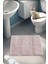 Pamuk Tafting Su Emici Banyo Paspası, Banyo Halısı Makarna 60 x 50 cm 1