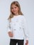 Kız Çocuk Kabartma Çiçek Desenli Sweatshirt 4